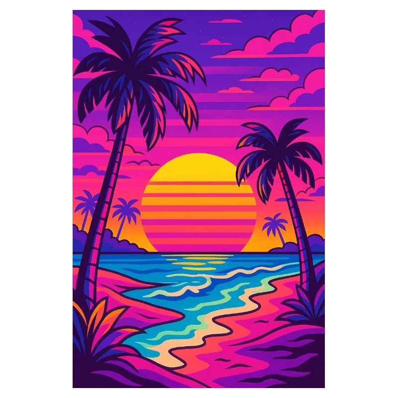 retro-80s-neon-beach-synthwave-art