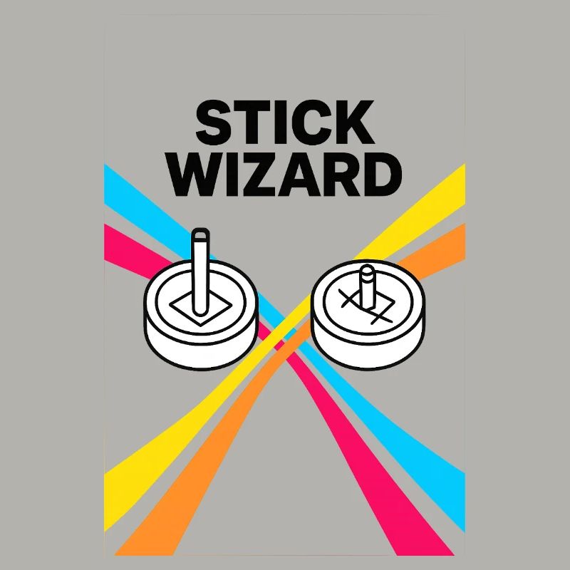 Stick Wizard Retro Gaming Design