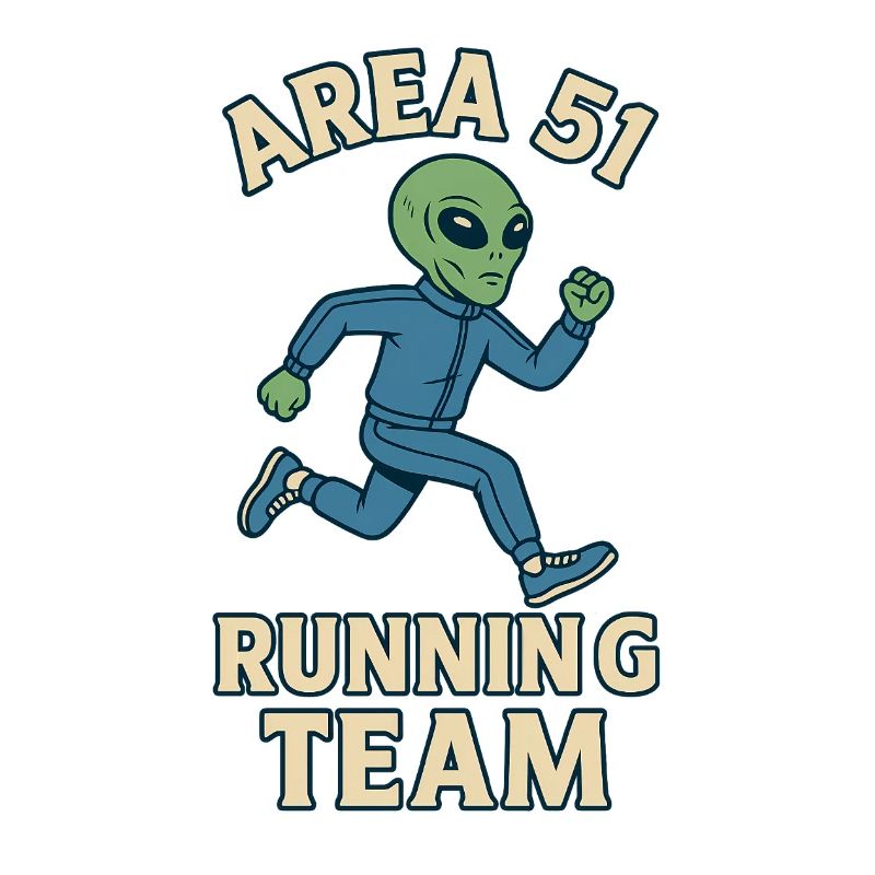 Conception de l'équipe de course extraterrestre de la zone 51