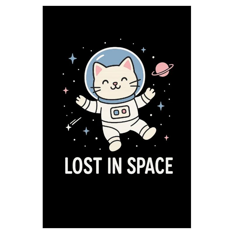 Astronaute chat perdu dans l’espace