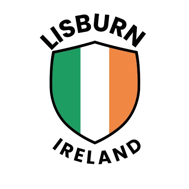Lisburn-Flagge Irlands Schild