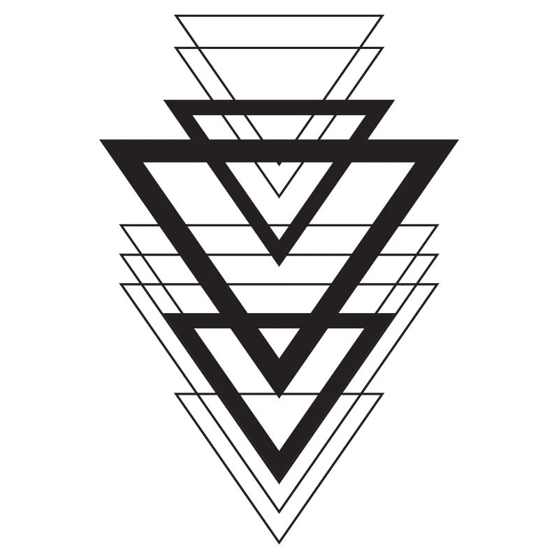 Geometric Triangle Overlay