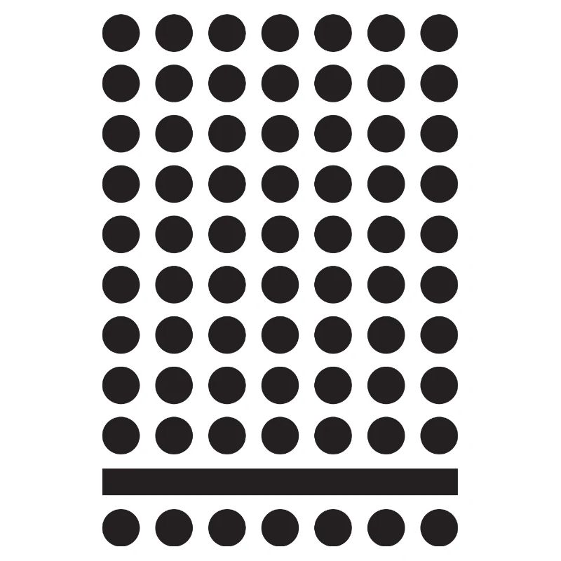 Monochrome Dot Grid Pattern