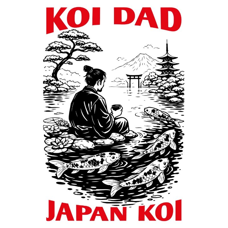 Koi Dad Japan Koi Gift for Dad
