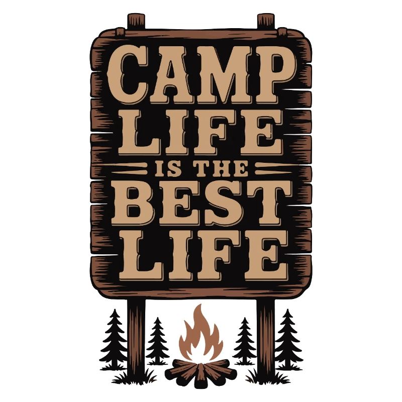 Das Camp-Leben ist das beste Leben