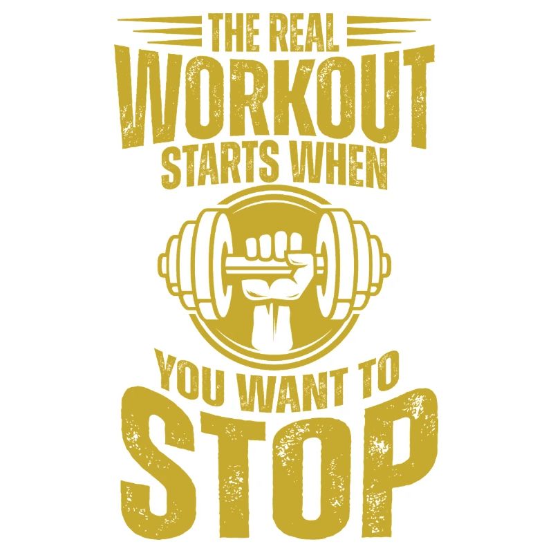 Echtes Workout startet, wenn du aufgibst