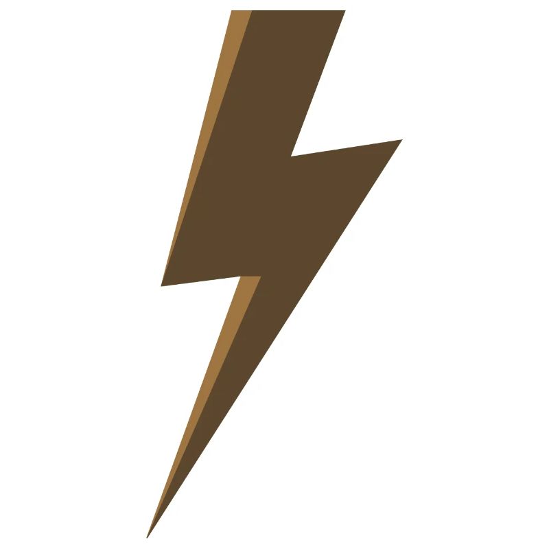 Kastanienbrauner Blitz