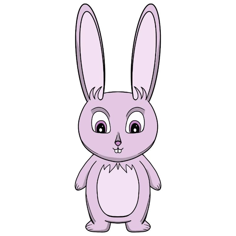 Dessin animé Lavender Bunny