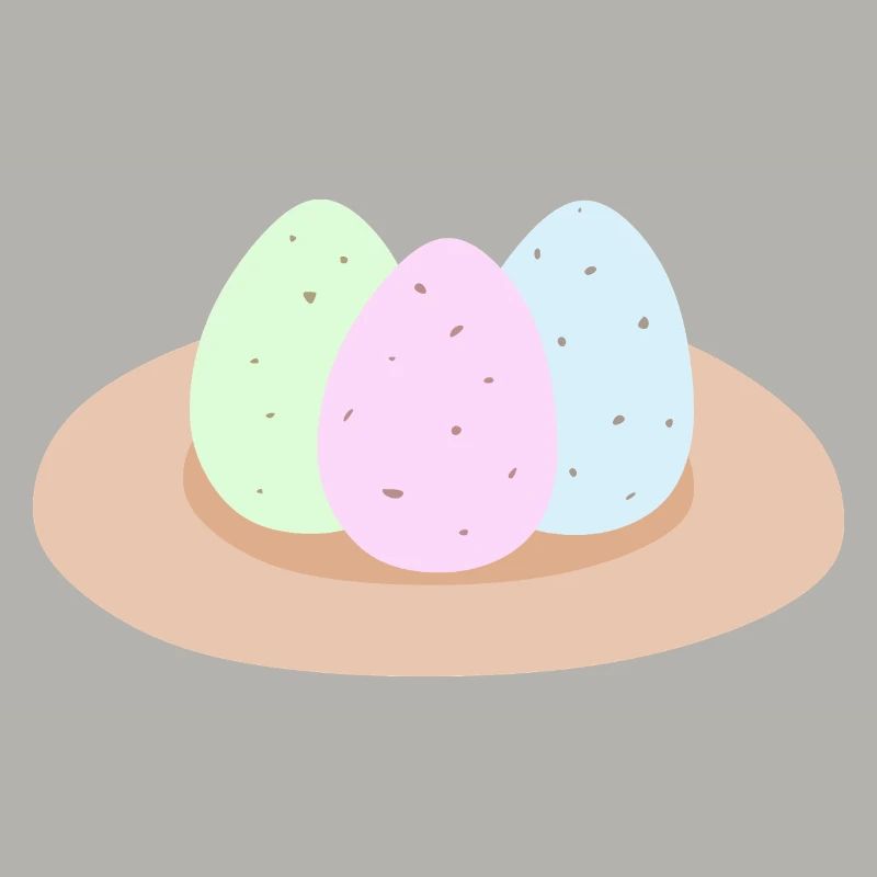 Pastel Easter Egg Nest