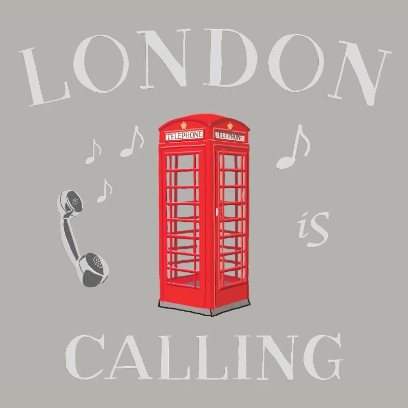 London is calling, England, red phone booth