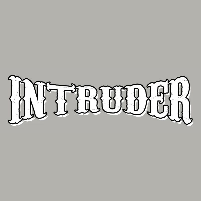 intruder hacker eindringling clan sticker computer