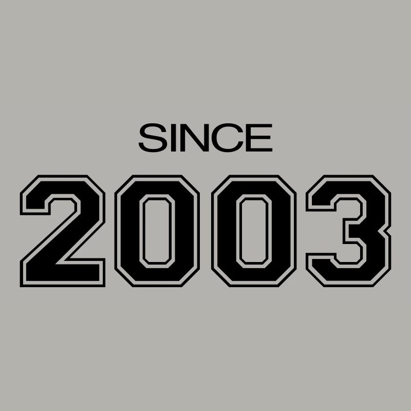 Geburtstag geschenk 2003