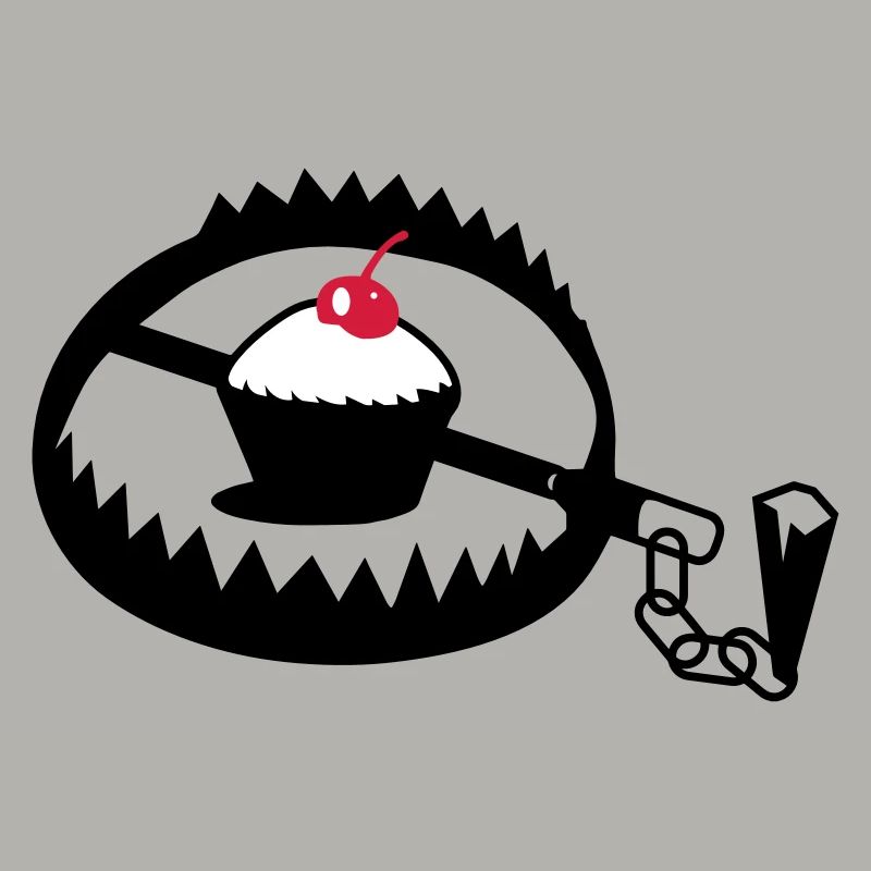 iron with cupcake