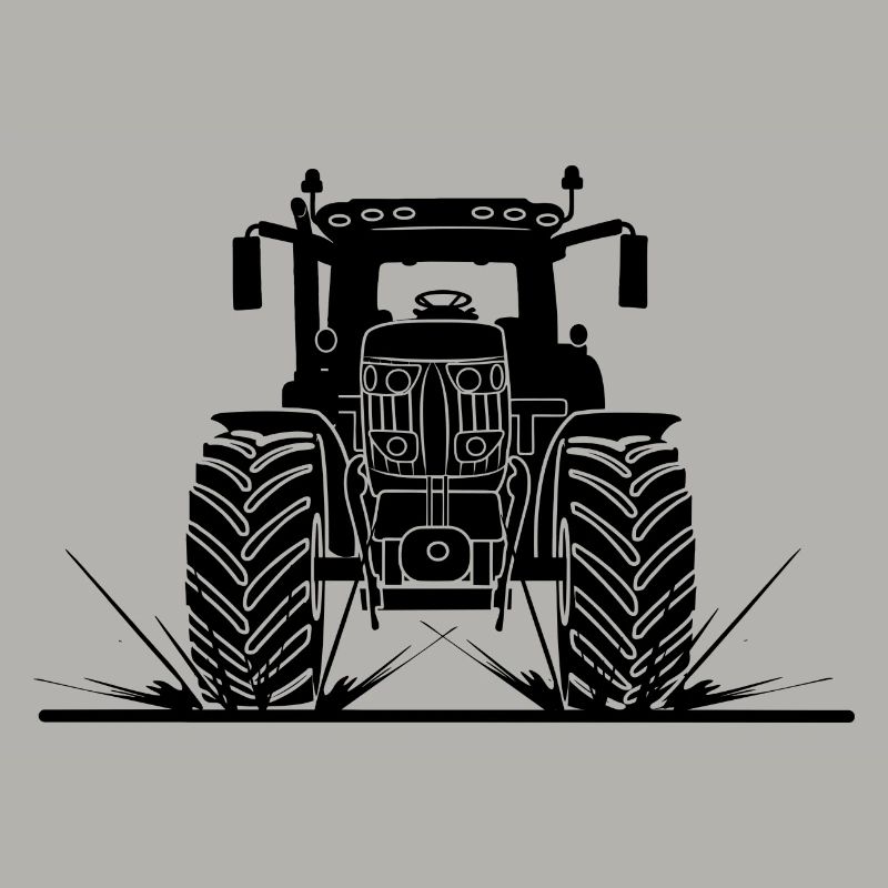 Traktor durch Schlamm