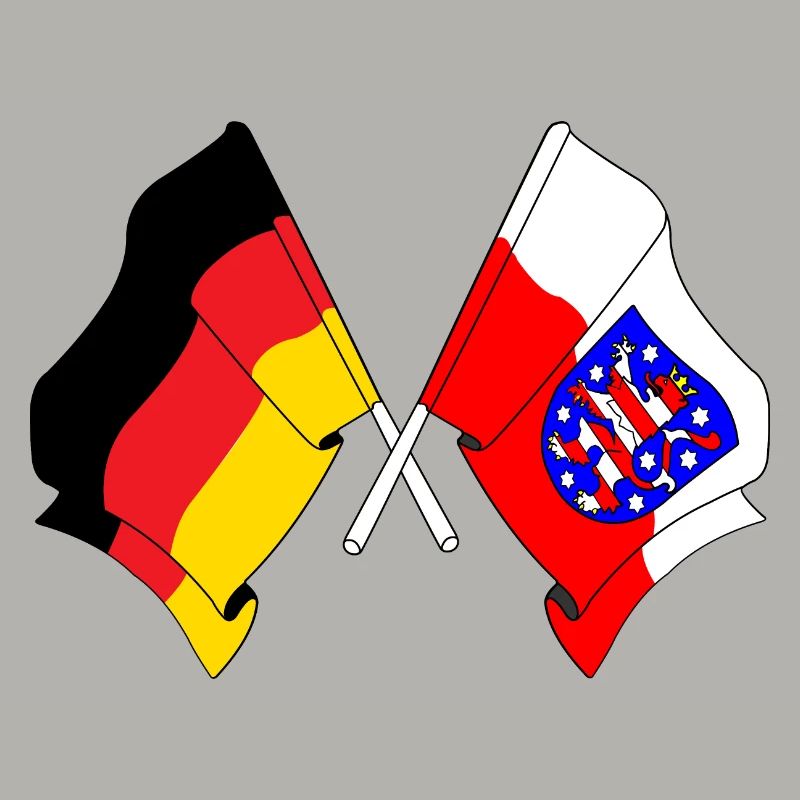 Flag Germany Thuringia