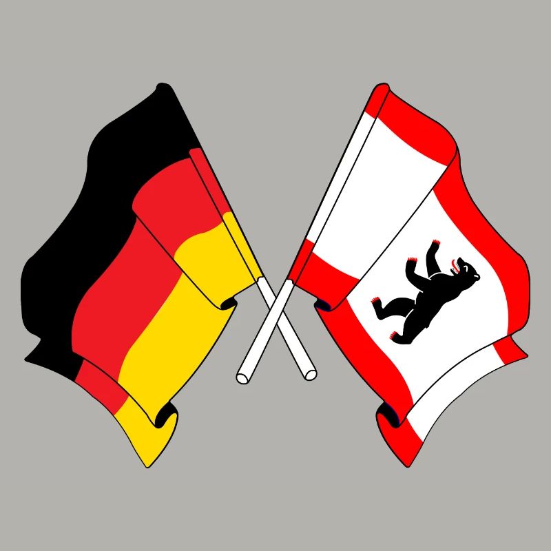 Flag Germany, Berlin