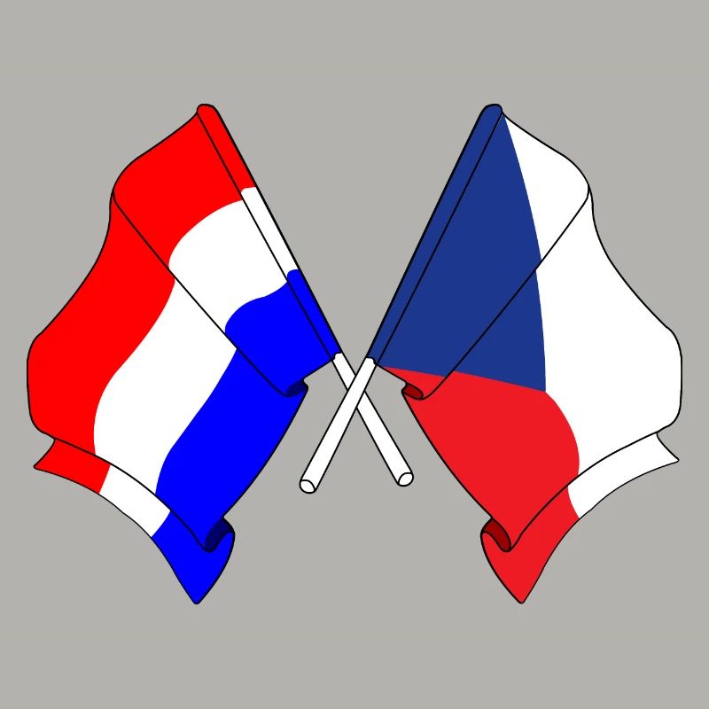 Drapeau des Pays-Bas, République tchèque