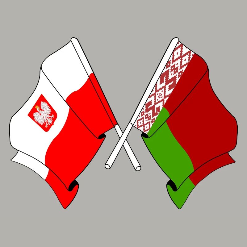 Drapeau de la Pologne, Russie Blanche