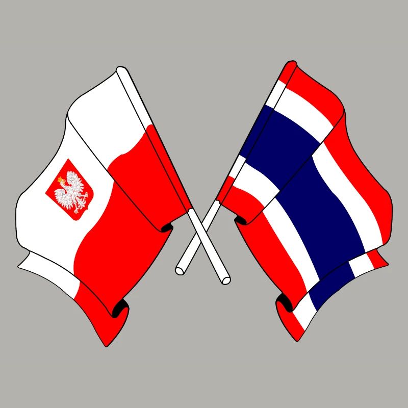 Drapeau Pologne, Thaïlande