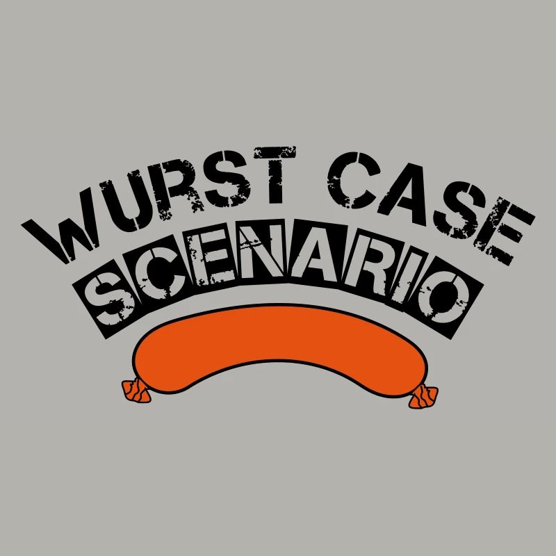 Wurst case scenario grillen BBQ Griller Geschenk