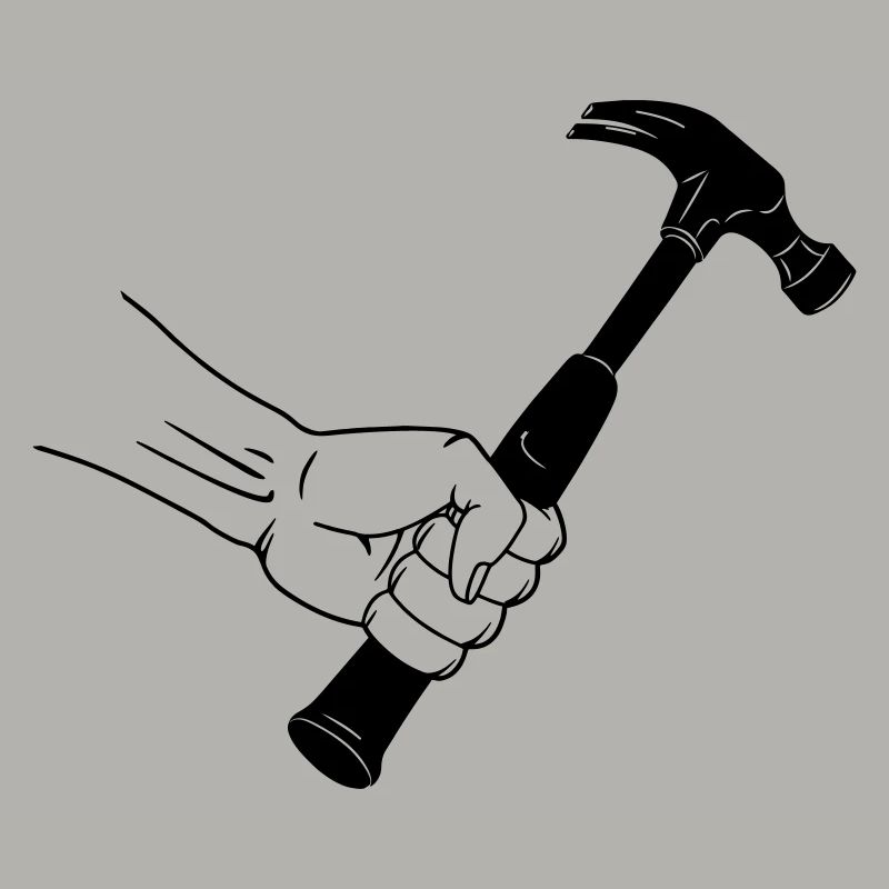 Hammer in der Faust