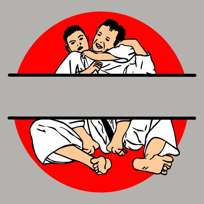 Judo Jiujitsu espace de serrage de cou pour le texte