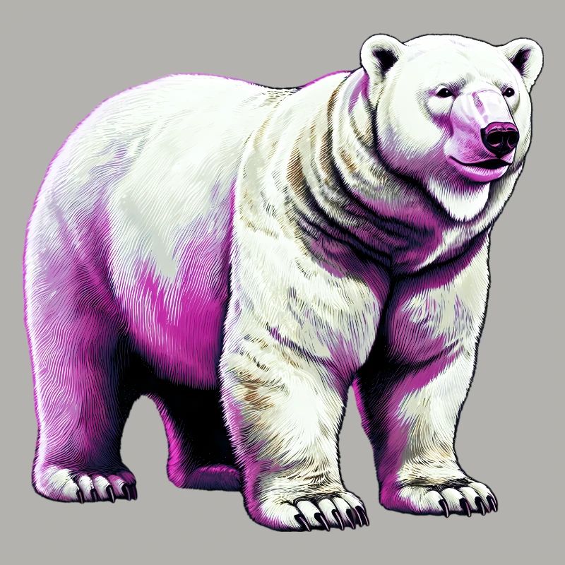 White polar bear