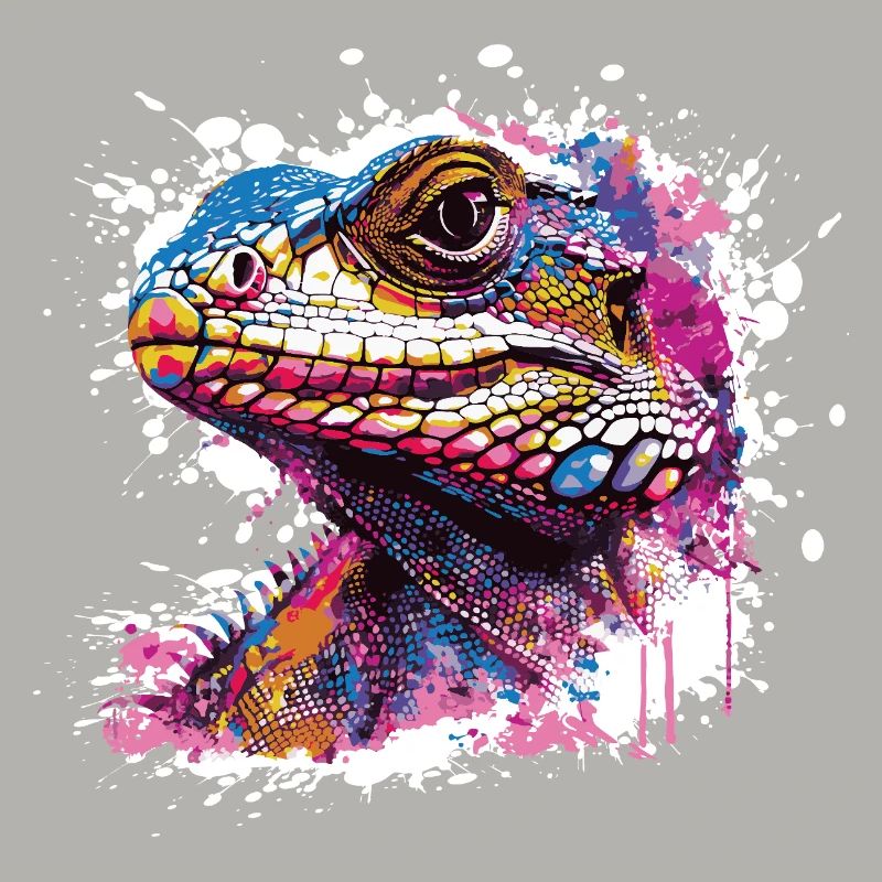 Lizard Graffiti