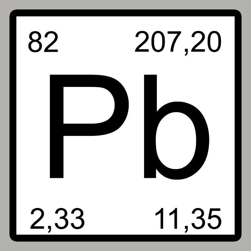 Symbole Pb Signe de Période