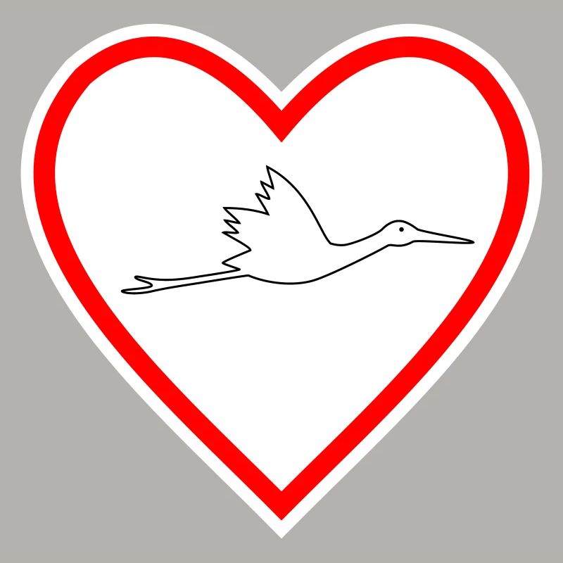 Herz Klapperstorch