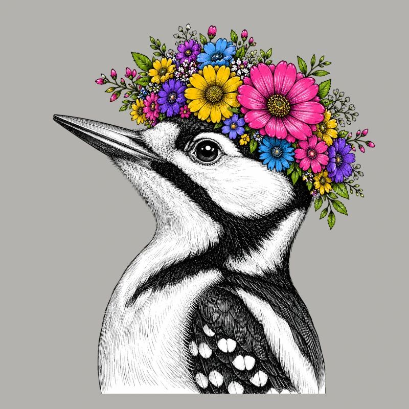 Blütenkranz Vogel 