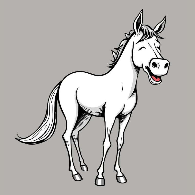 Lustiges Pferd