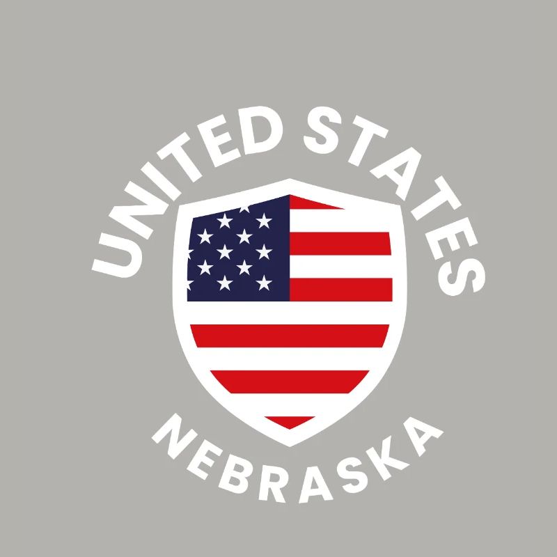 Nebraska Flag Shield Patch