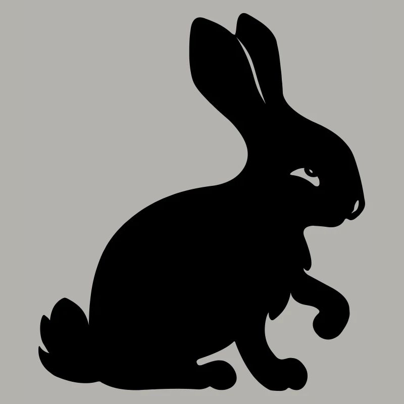 Image d’ombre de lapin année du lapin