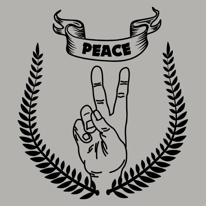 Handgeste Frieden FRIEDEN 2