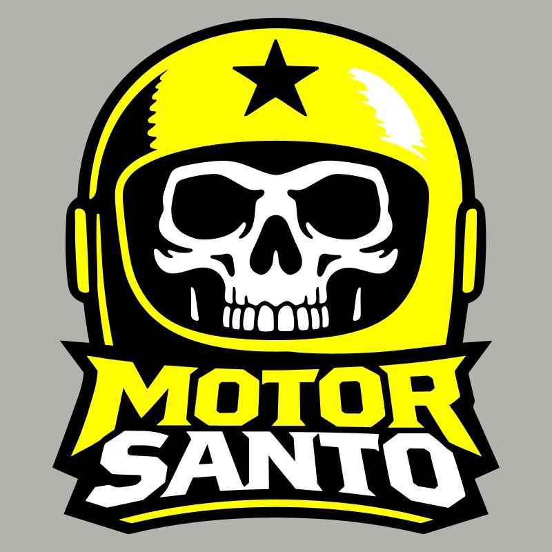 Motor Santo Schädel Logo