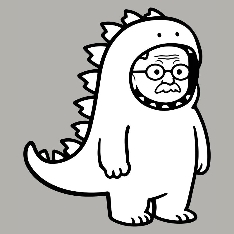 Carnival grouch grandpa