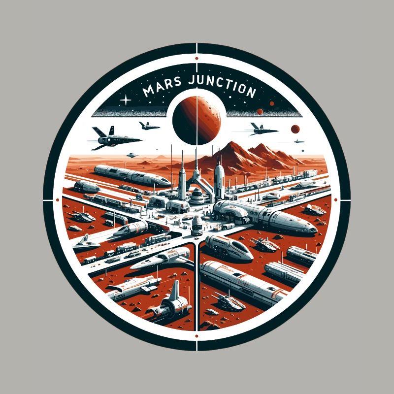Mars Junction Spaceport Patch