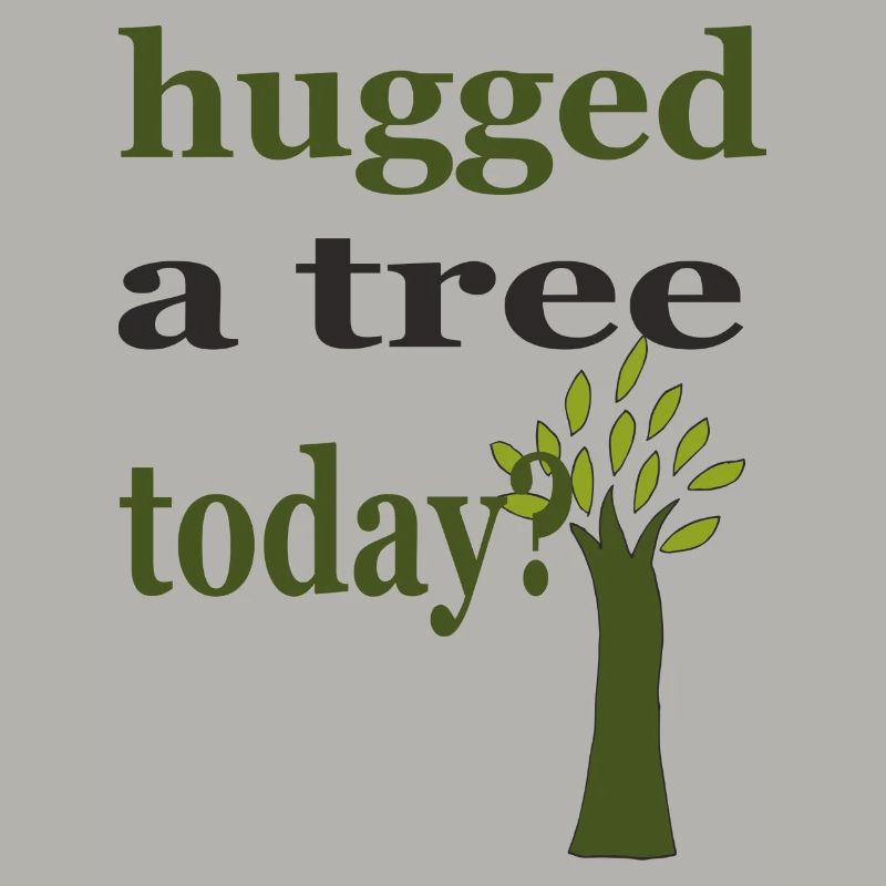 hugged a tree