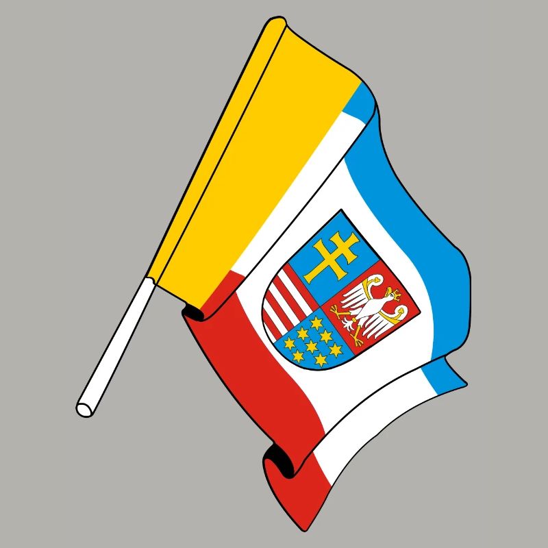 Drapeau Sainte-Croix Pologne
