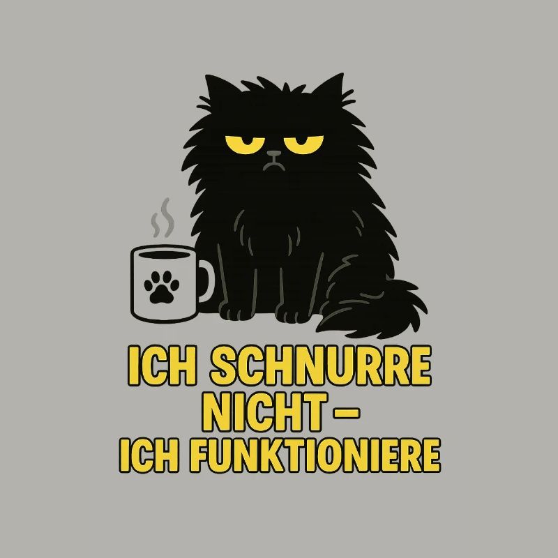 I don't purr – I function (cat)