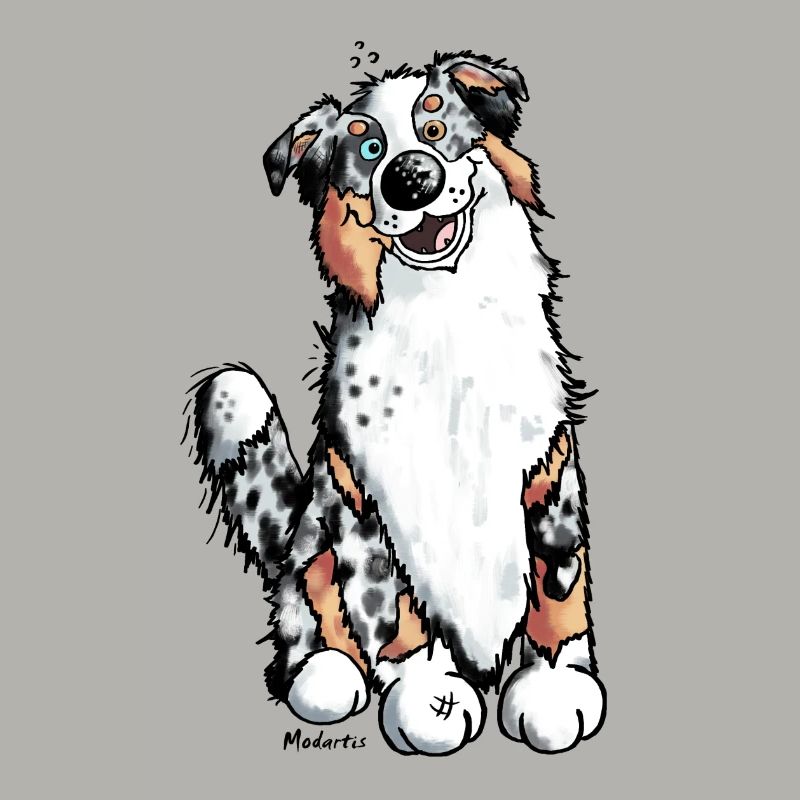 Fröhlicher Australian Shepherd