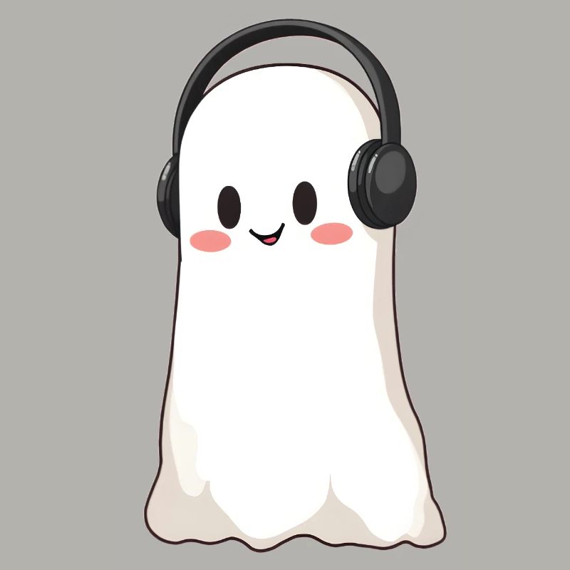 Ghost avec un casque