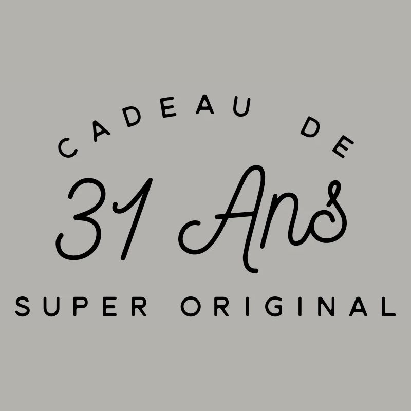 Cadeau 31 ans