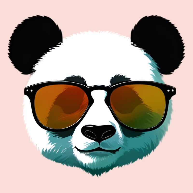 Panda with Sunglasses Gradient