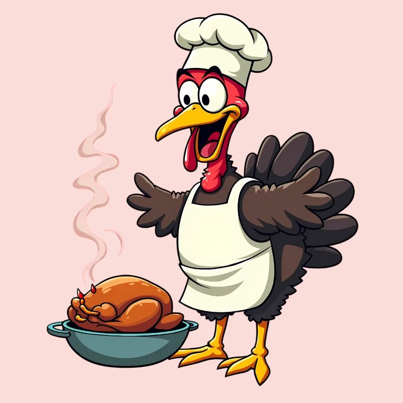 Cuisinier de dinde de Thanksgiving