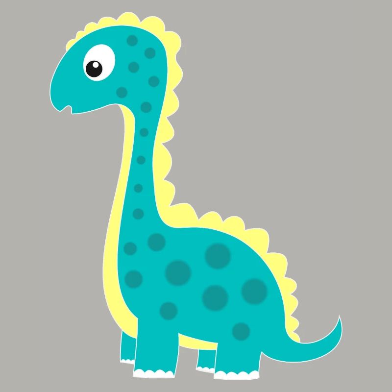 Cuddly dinosaur lucky charm