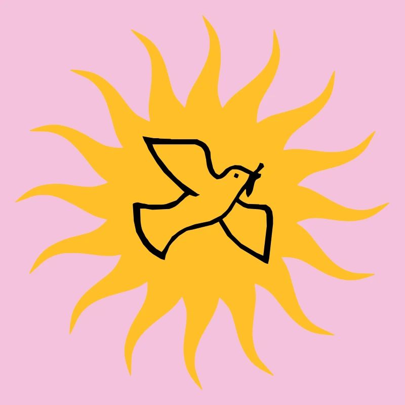 Colombe de la paix Sun