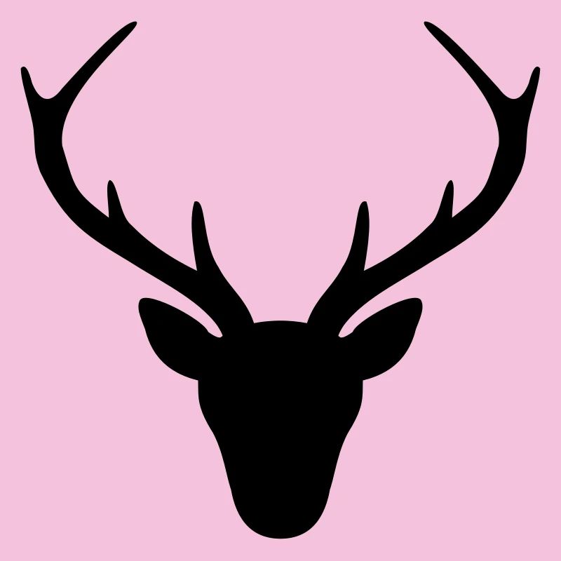 Deer antler silhouette hunting hunter gift