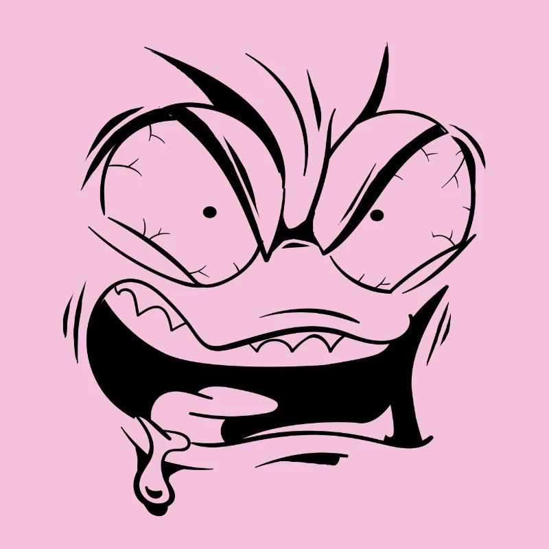 Angry face